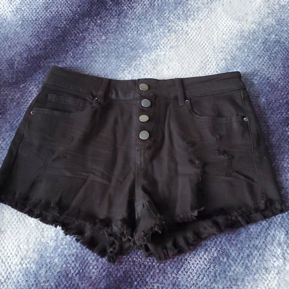 Black Angel Kiss high-waisted shorts size 9